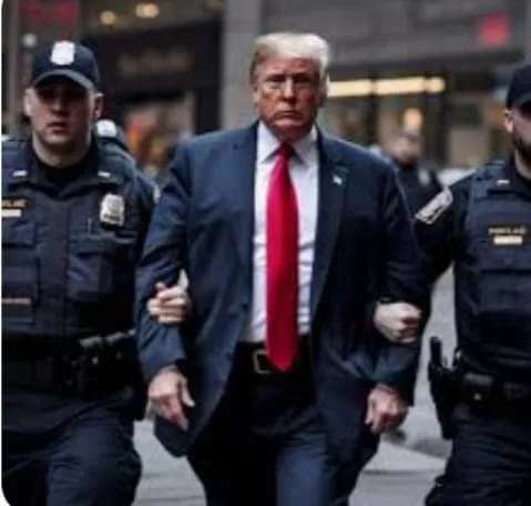 ترامب اثناء مثولة للمحاكمو